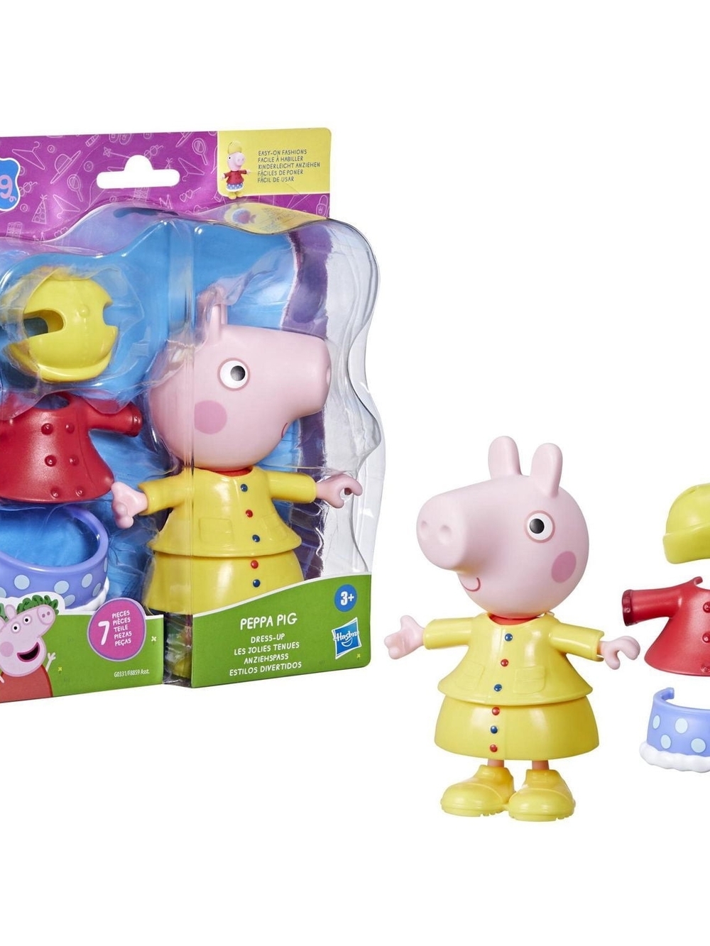 Peppa Pig Dress-Up "6 Toy Figure, *NIB*